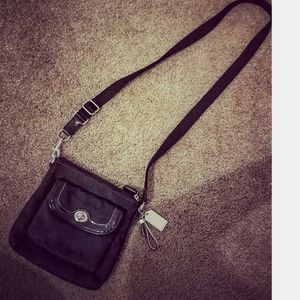 Cute coach brand messenger bag